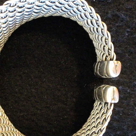 John Hardy Sterling Silver Kali Pebble + Mesh Bracelet - Picture 2 of 5